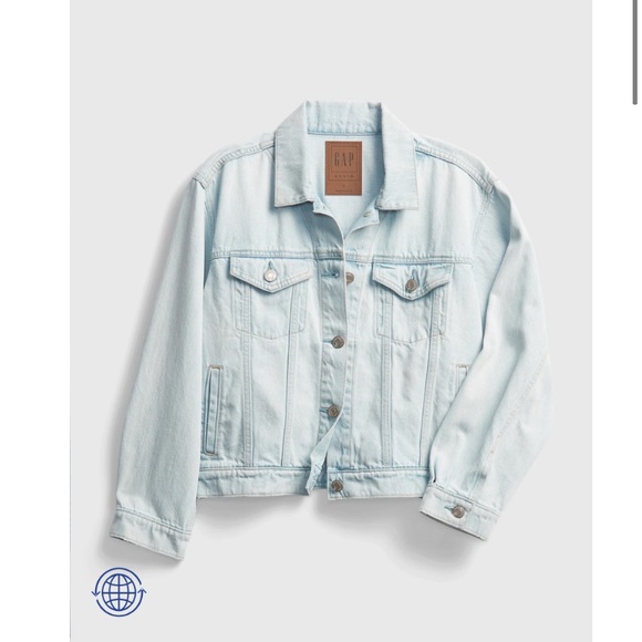 GAP Jackets & Blazers - NWT GAP Cropped Icon Denim Jacket With Washwell™